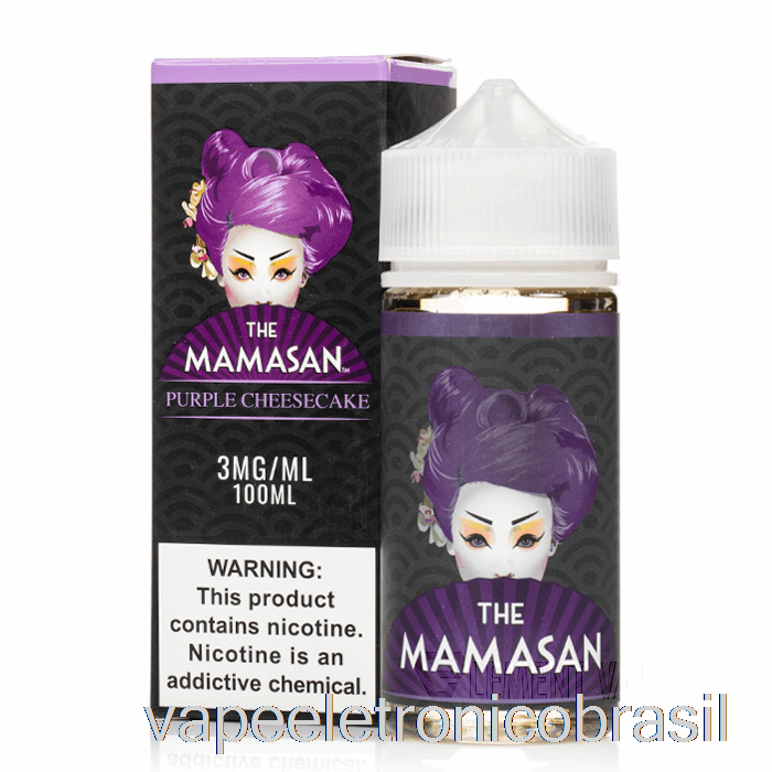 Cheesecake Roxo Vape Vaporesso - O Mamasan - 100ml 3mg